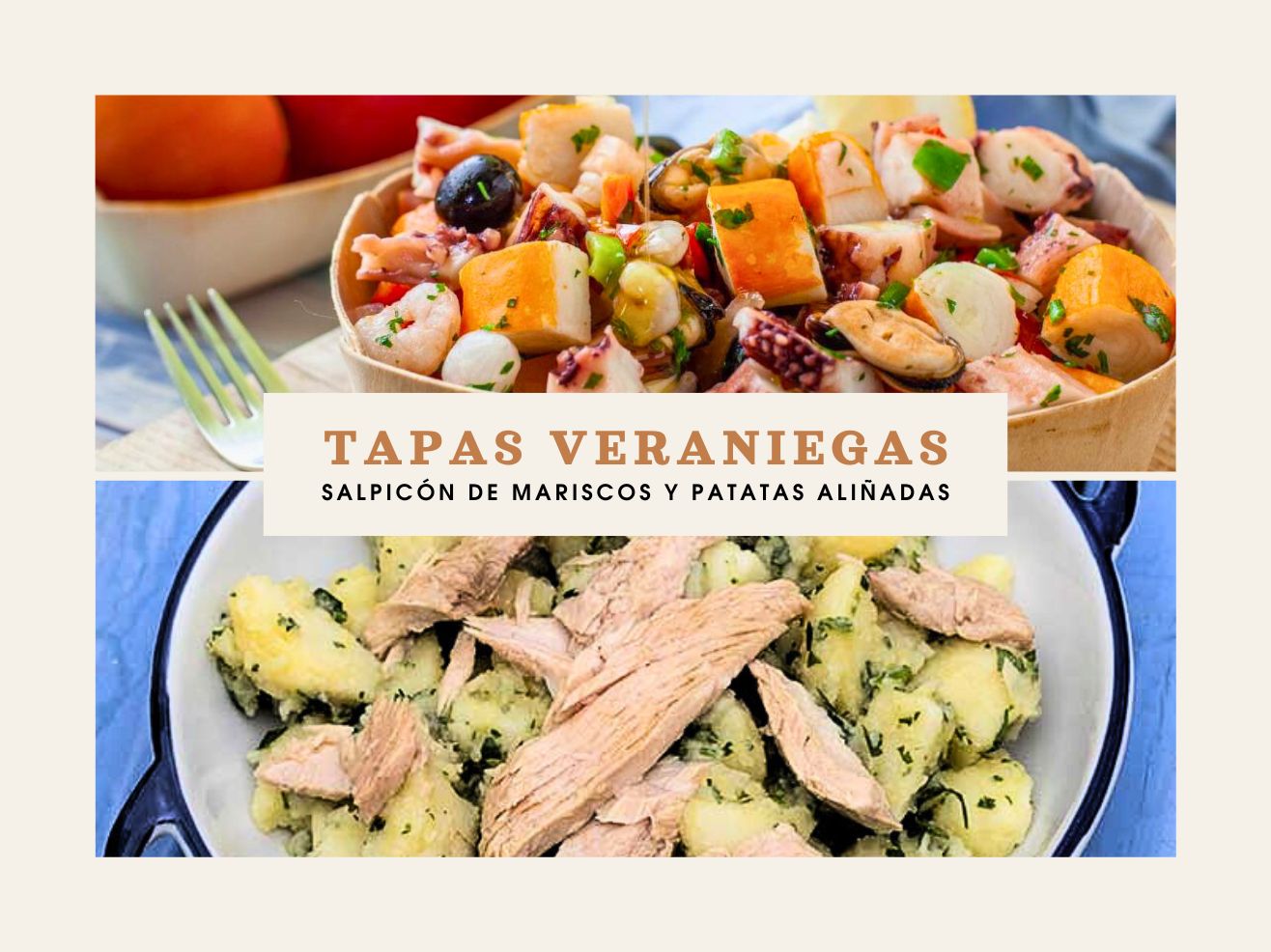 Imagen destacada de TAPAS VERANIEGAS: Salpicón de marisco y patatas aliñadas